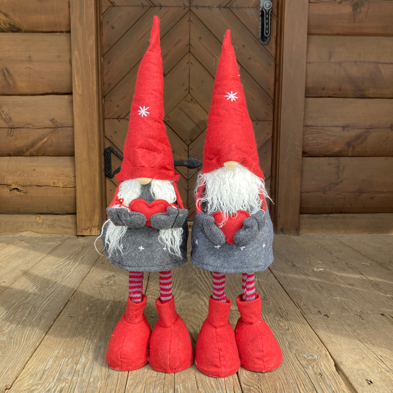 Gnome Lady & Gnome Guy together.