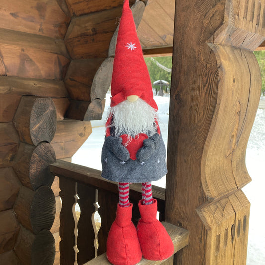 Bobble Gnome Guy Holding Heart