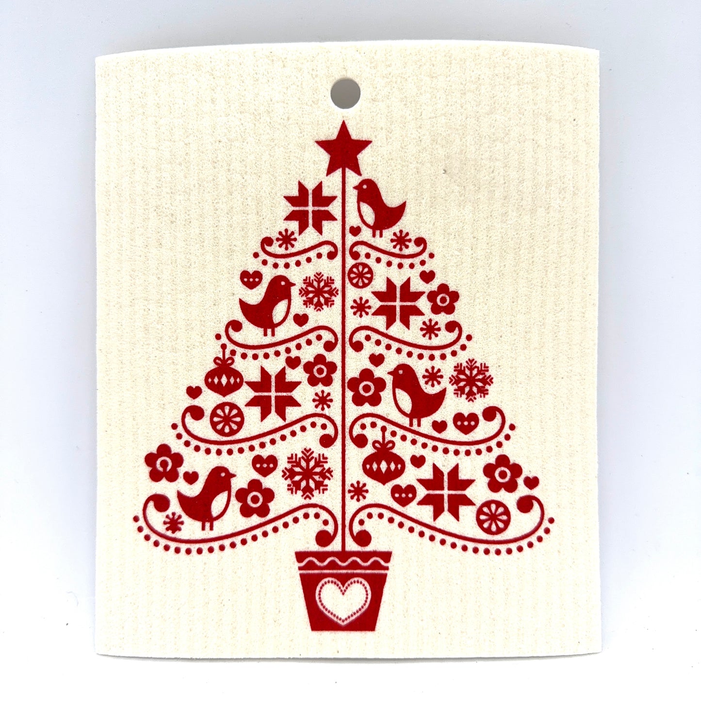 Scandi Tree Swedish Dishcloth