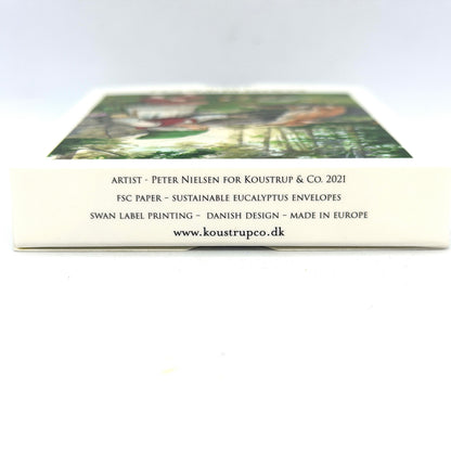 Gnomes Outside at Home Little Danish Art Notecards