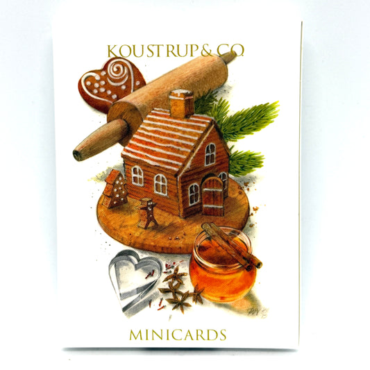 Homemade Gingerbread Little Danish Art Notecards