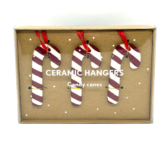 Candy Cane 3 pack Ornaments