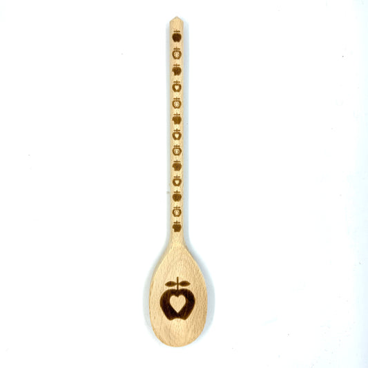 Heart Apple Wood Spoon