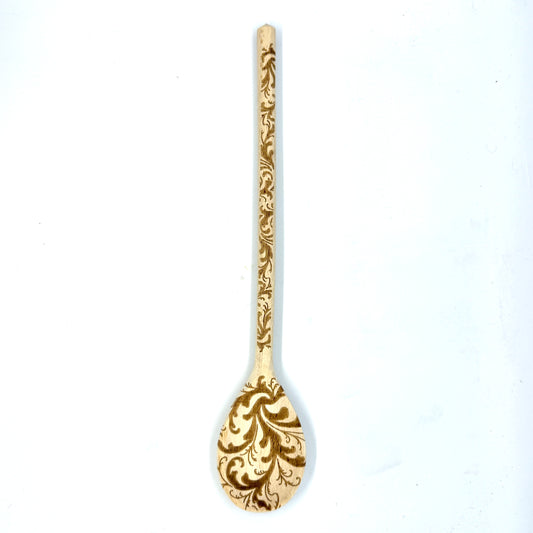 Summer Vines Wood Spoon