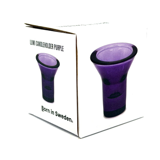 Purple Lumi Votive Candleholder