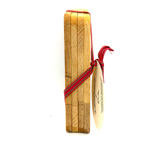 Christmas Tree Wood Coaster 4 pack
