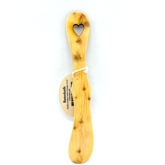 Heart Cutout Wood Spreader