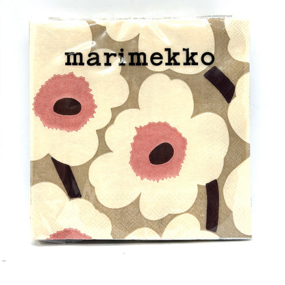 Marimekko Unikko Cream Cocktail Napkins