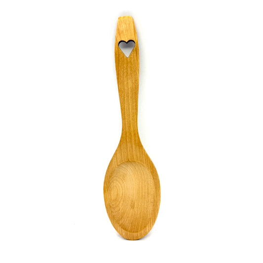Heart Cut-Out Wood Spoon
