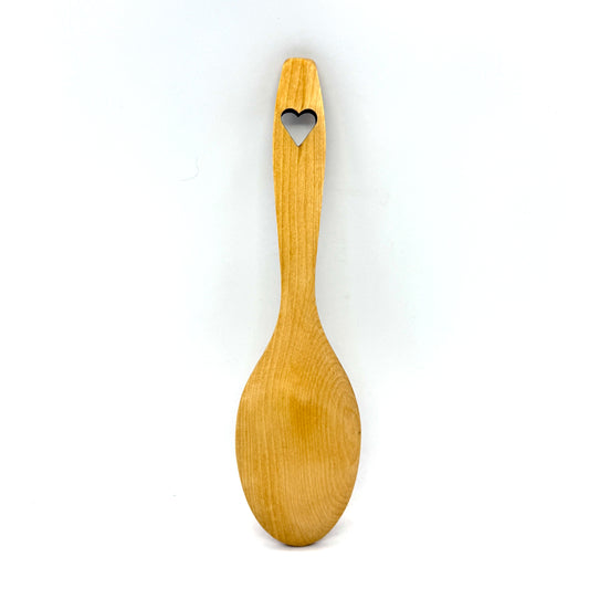 Heart Cut-Out Wood Spoon