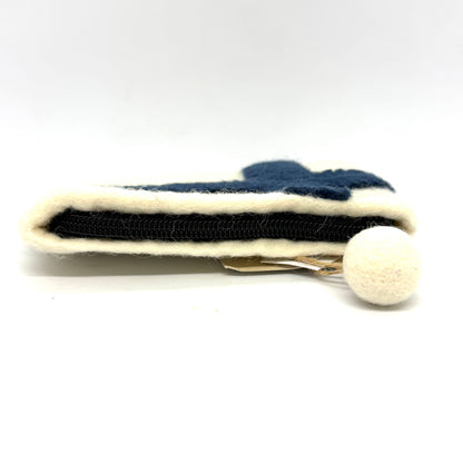 Finnish Flag Felted Coin Purse