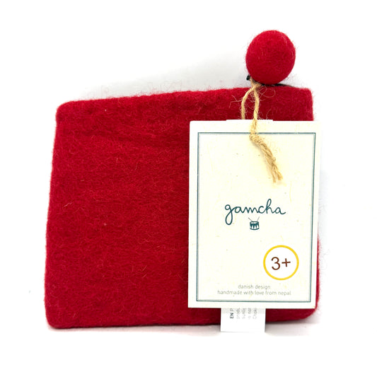 Norwegian Flag Felted Coin Purse