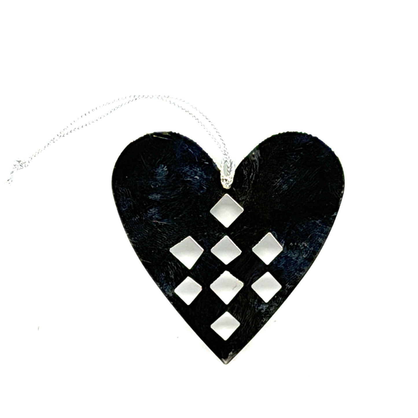 Metal Woven Heart Ornament