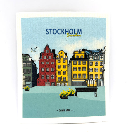 Gamla Stan Swedish Dishcloth