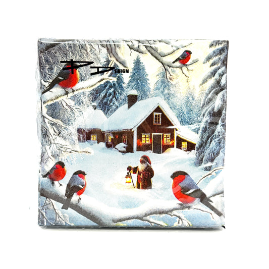 Tomte and Bullfinch Cocktail Napkins