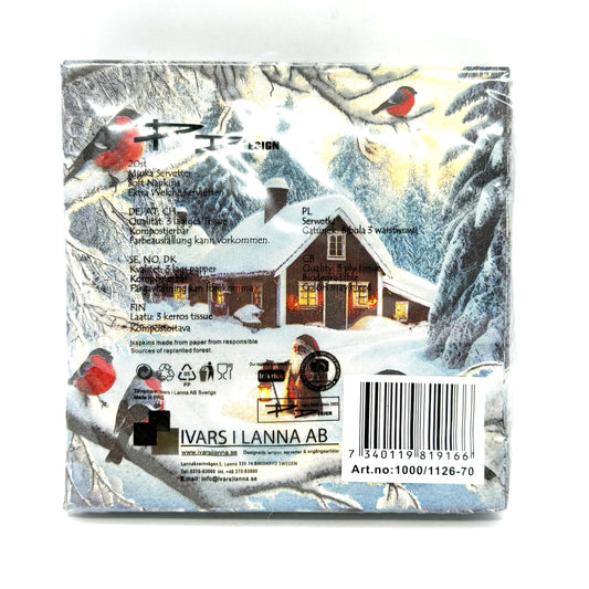 Tomte and Bullfinch Cocktail Napkins