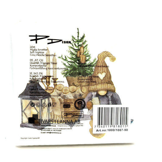 Cozy Tomte Girl Cocktail Napkins