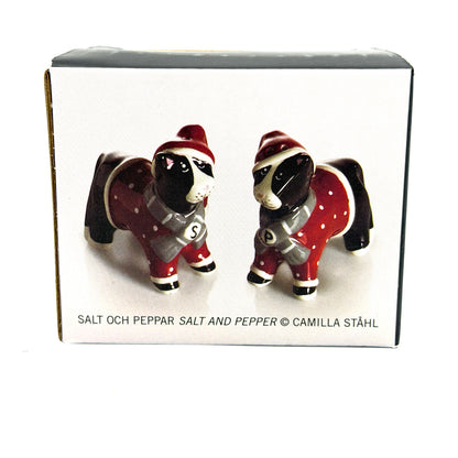 Dolly the Christmas Cat Salt & Pepper Shakers