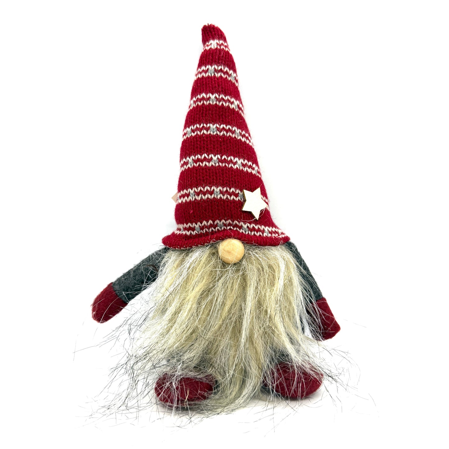Red Striped Star Hat Tomten