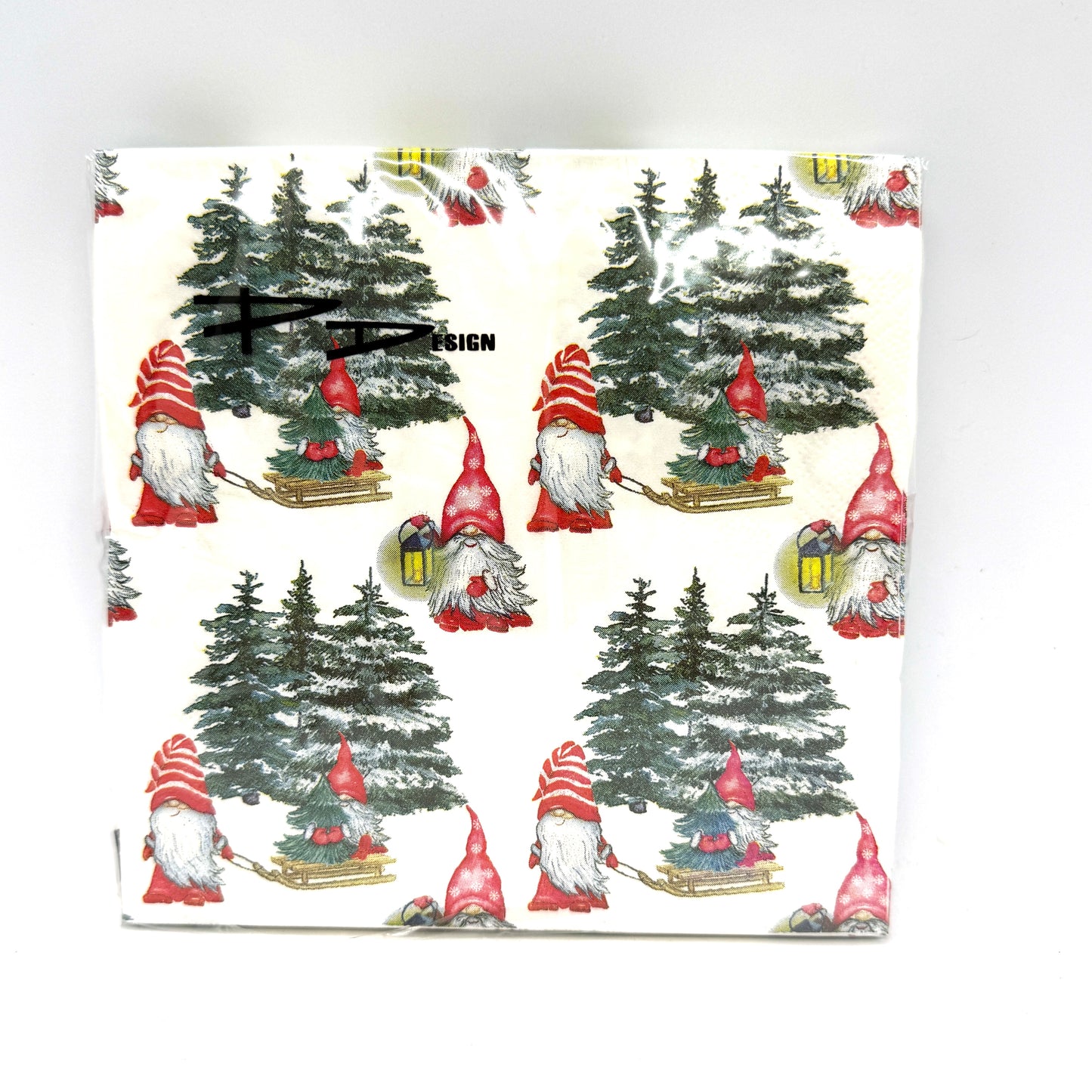 Tomte in Forest Dinner Napkins