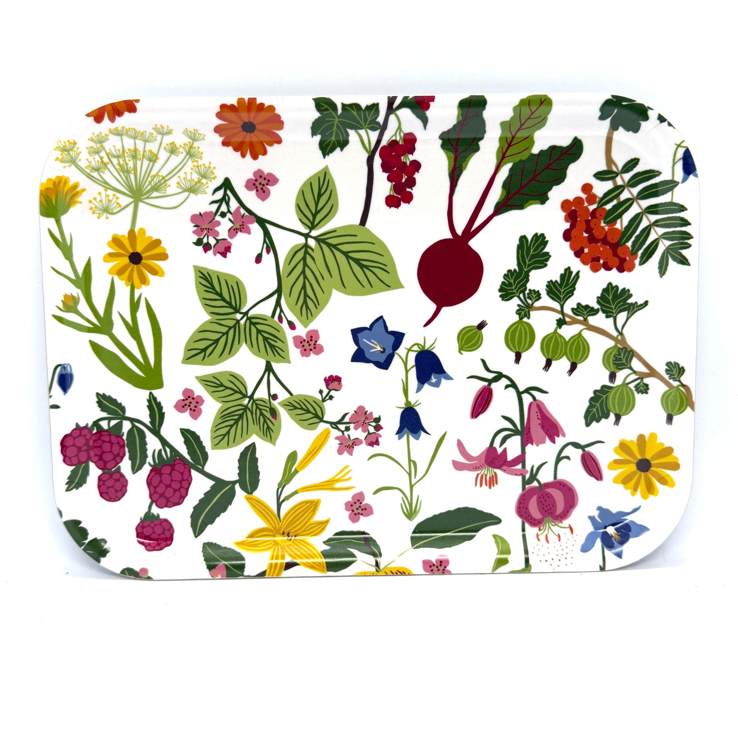 Summer Plants Serving Tray