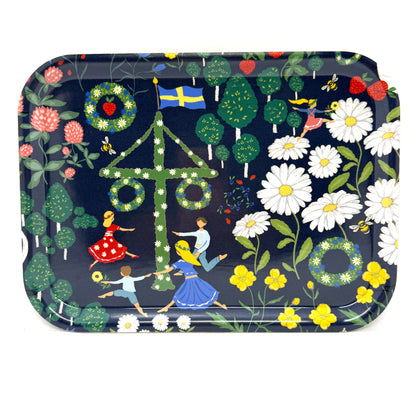 Midsummer Blue Serving Tray