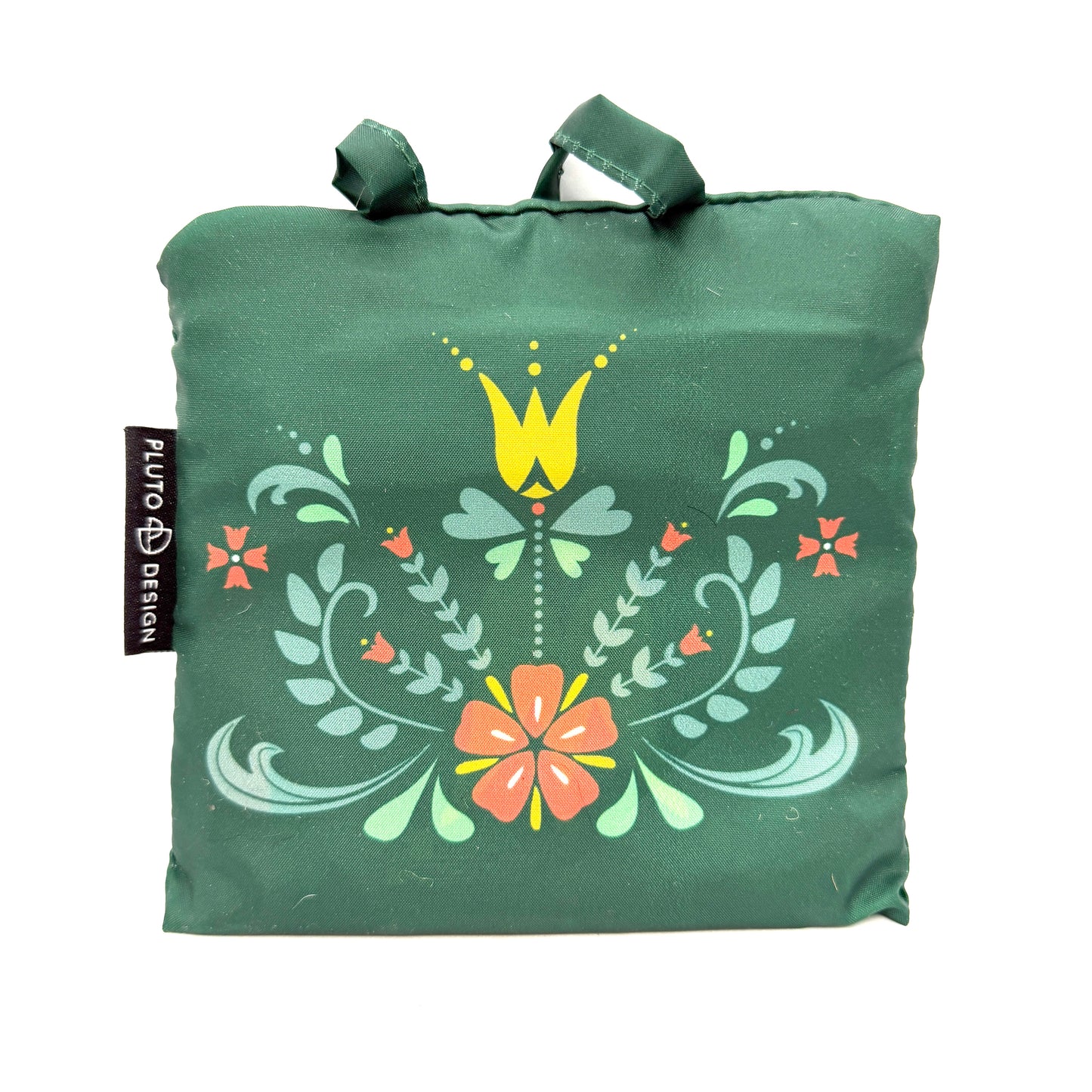 Swedish Folk Art Shopper Tote