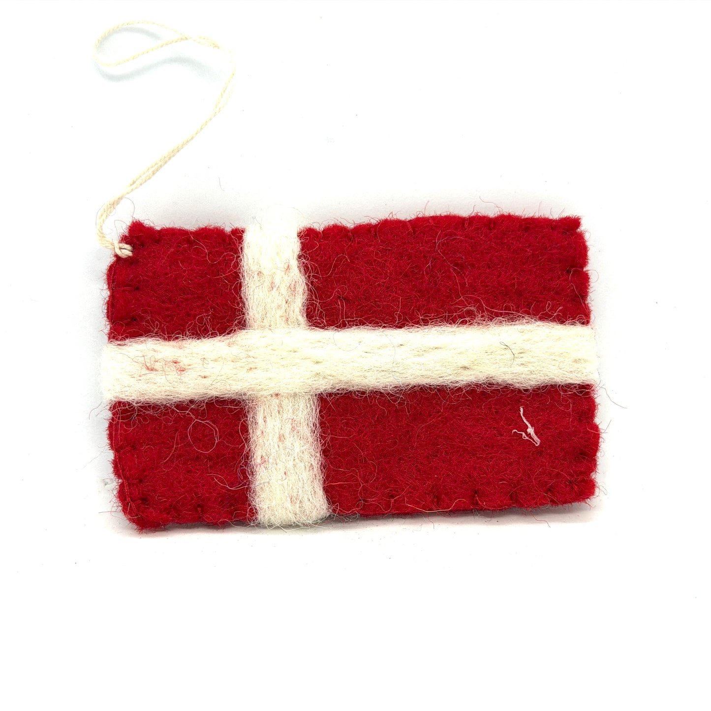 Danish Flag Felt Ornament