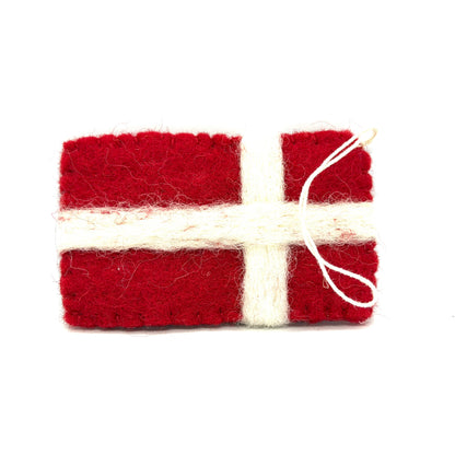 Danish Flag Felt Ornament