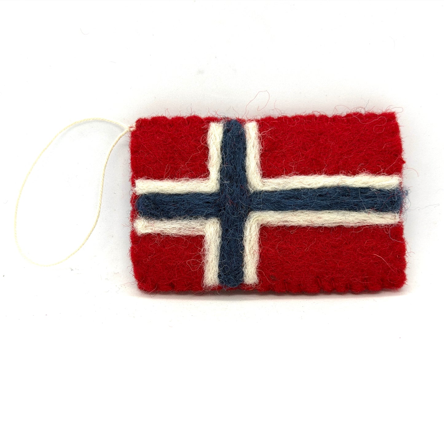 Norweigian Flag Felt Ornament