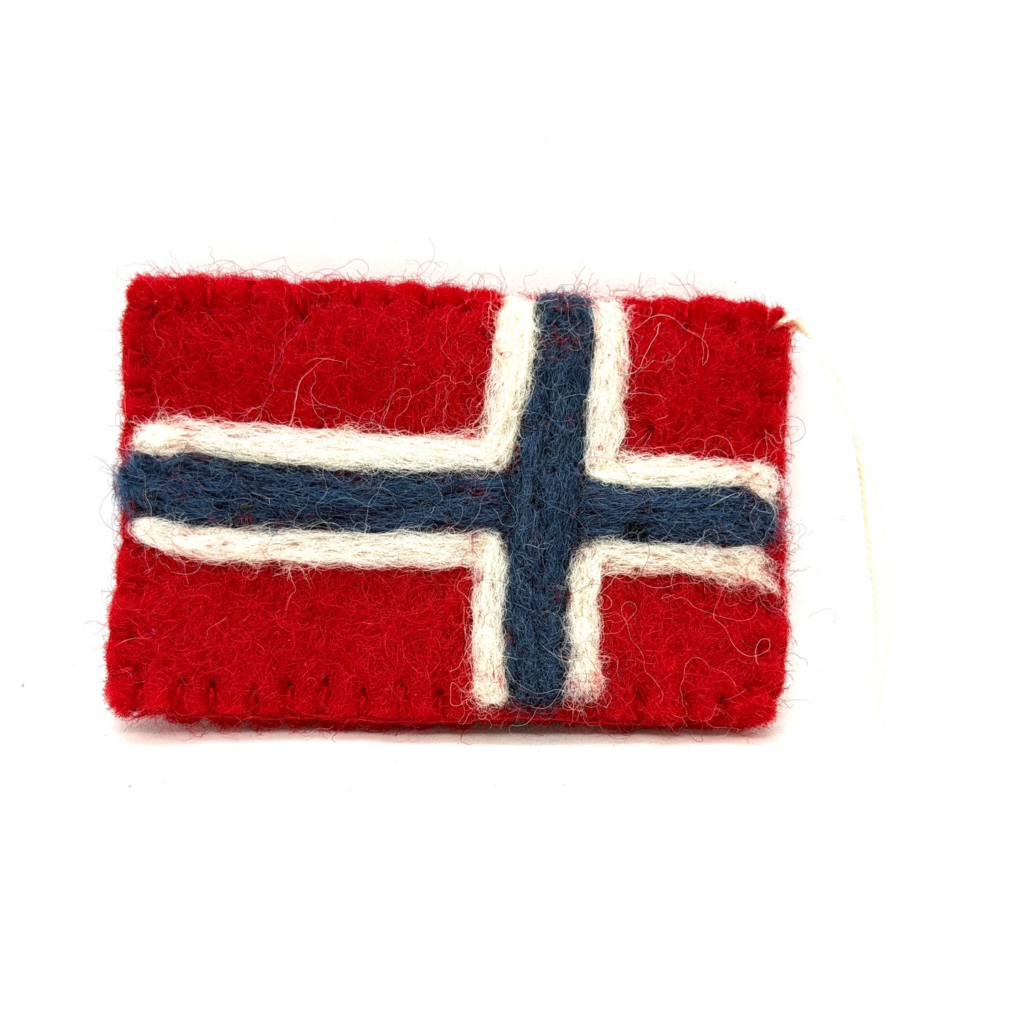 Norweigian Flag Felt Ornament