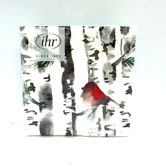 Bird in Birch Cocktail Napkin