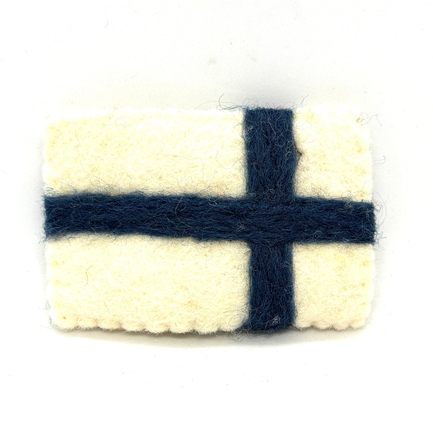Finnish Flag Felt Ornament