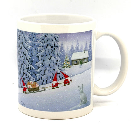 Tomten Gift Sled Coffee Mug – Eva Melhuish Design