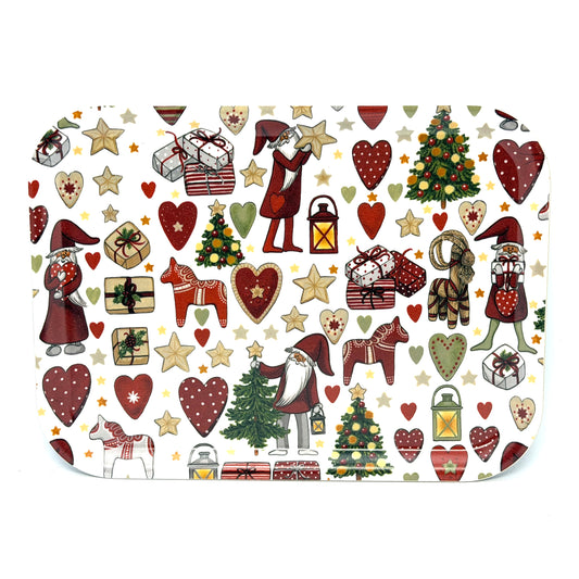 Arvidssons Textile Julstök Birch Serving Tray – Made in Sweden