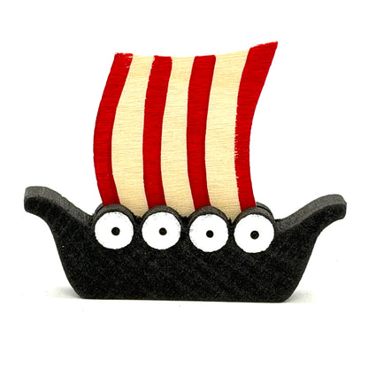 Spegels Viking Ship Wood Magnet – Made in Sweden