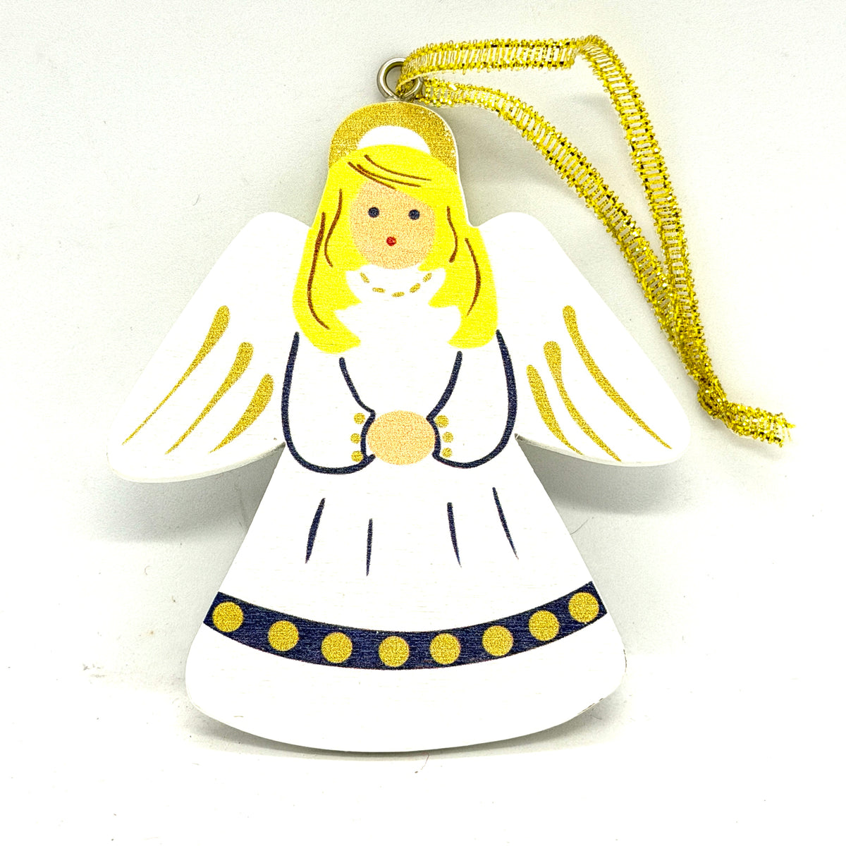Angel Wood Ornament