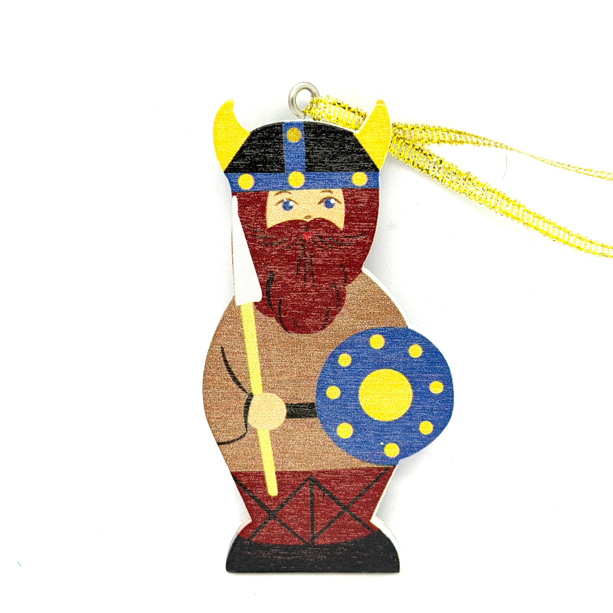 Viking Wood Ornament