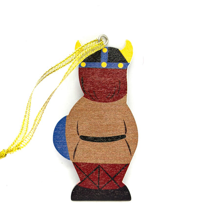 Viking Wood Ornament
