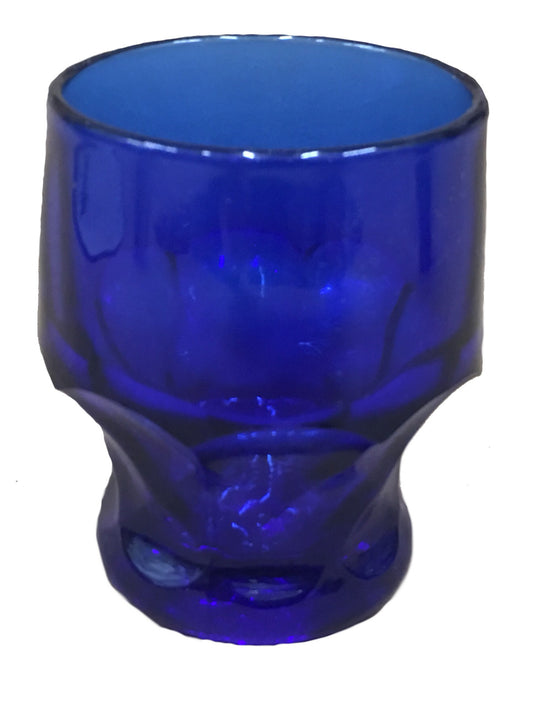 Al Johnson's Blue Juice Glass 6 oz