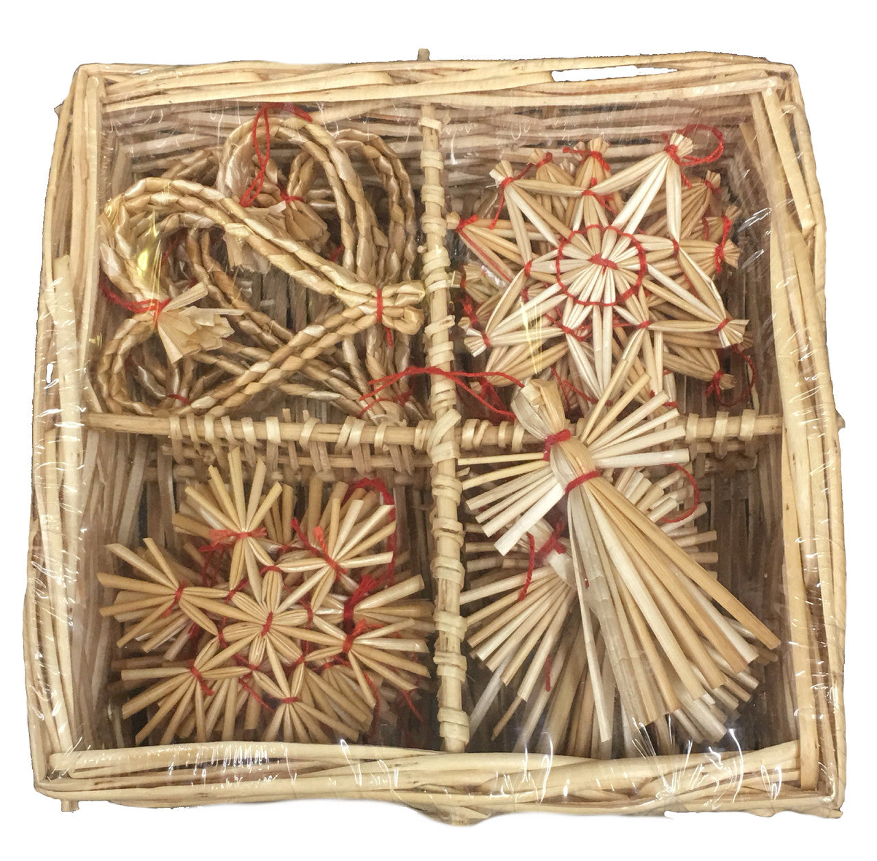 Swedish Straw Ornaments 24 pc set