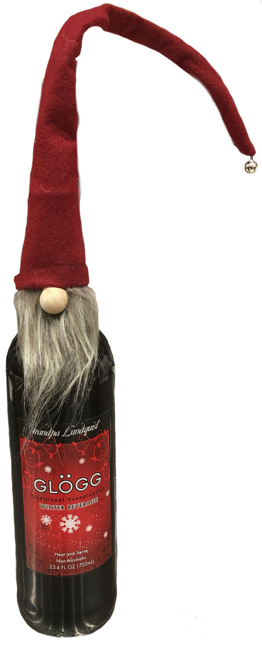 Red Tomten Bottle Topper
