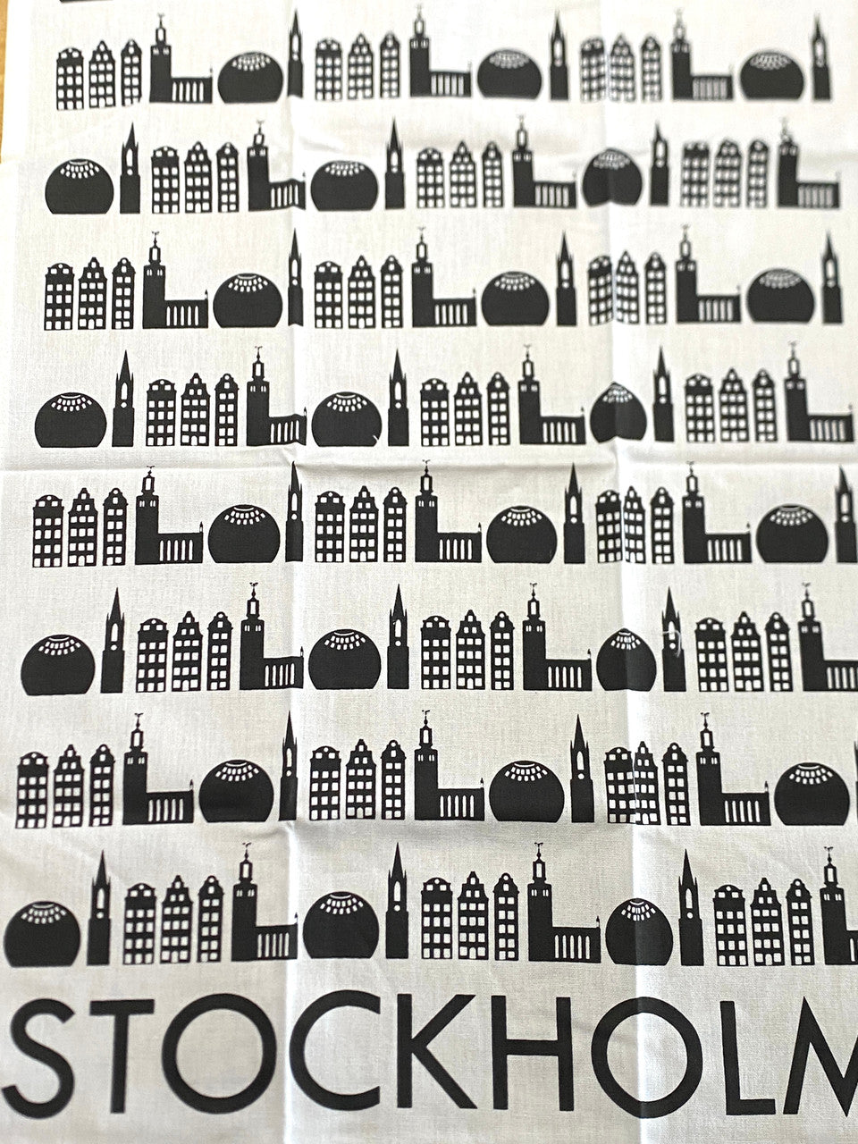 Stockholm Skyline Tea Towel