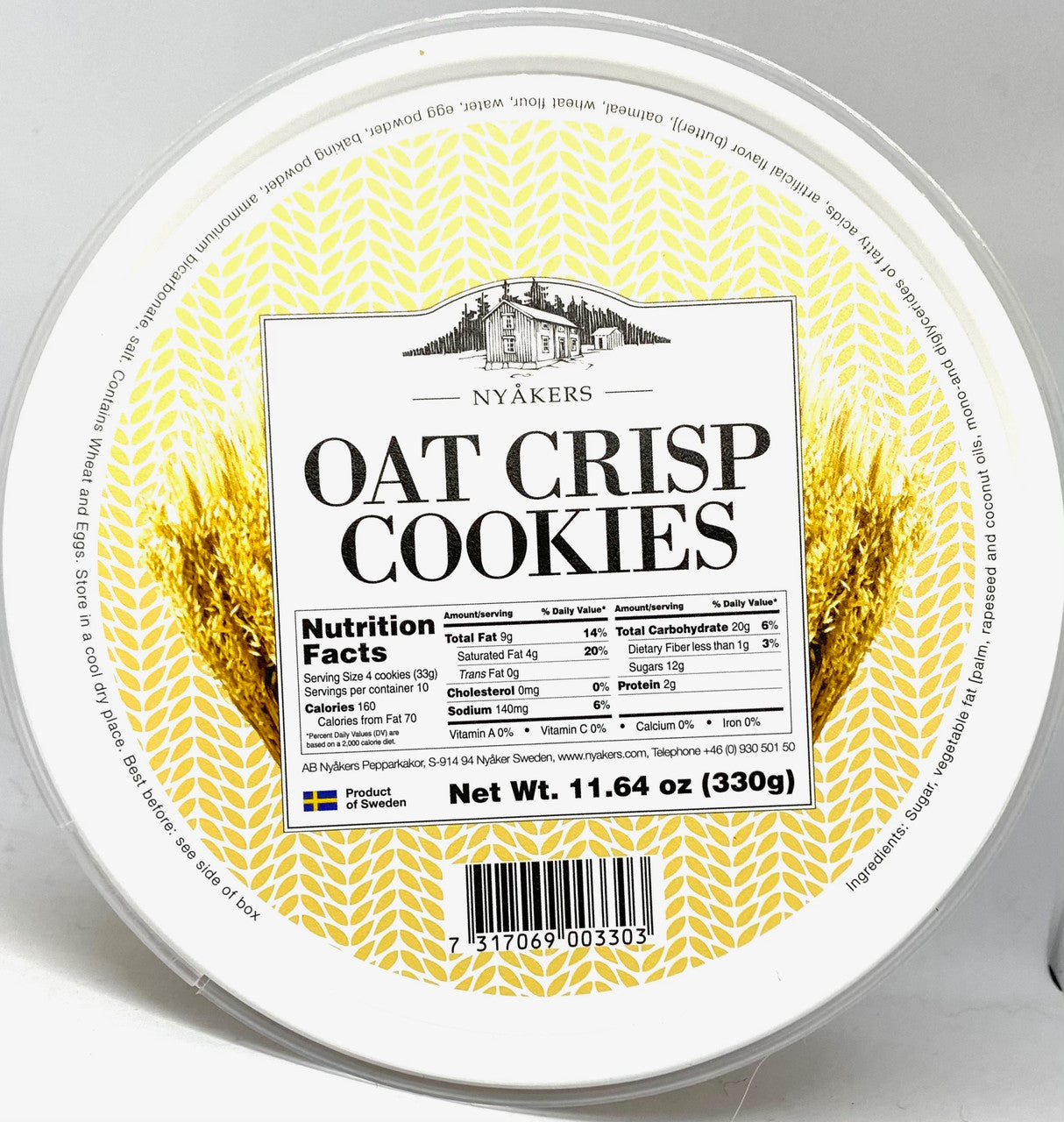 Nyåkers Oat Crisp Cookies