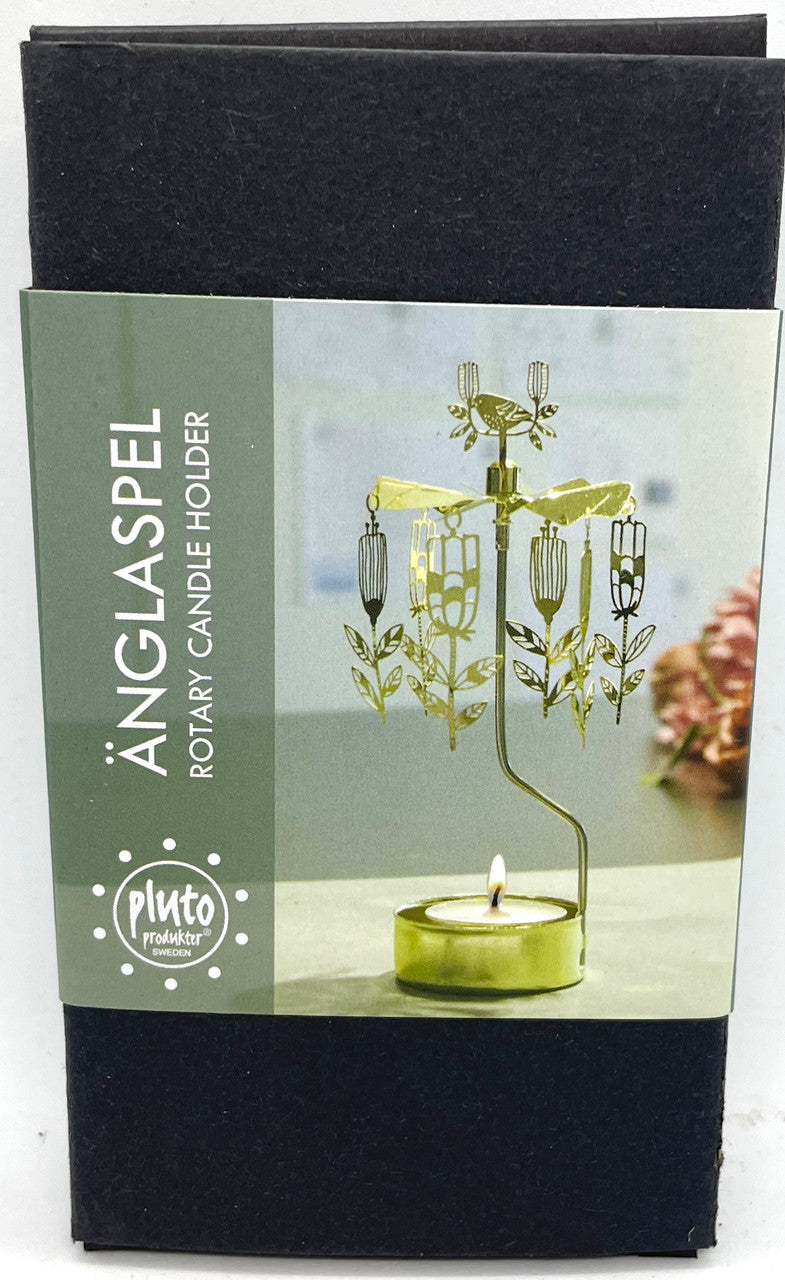 Änglaspel Flower rotary candle holder
