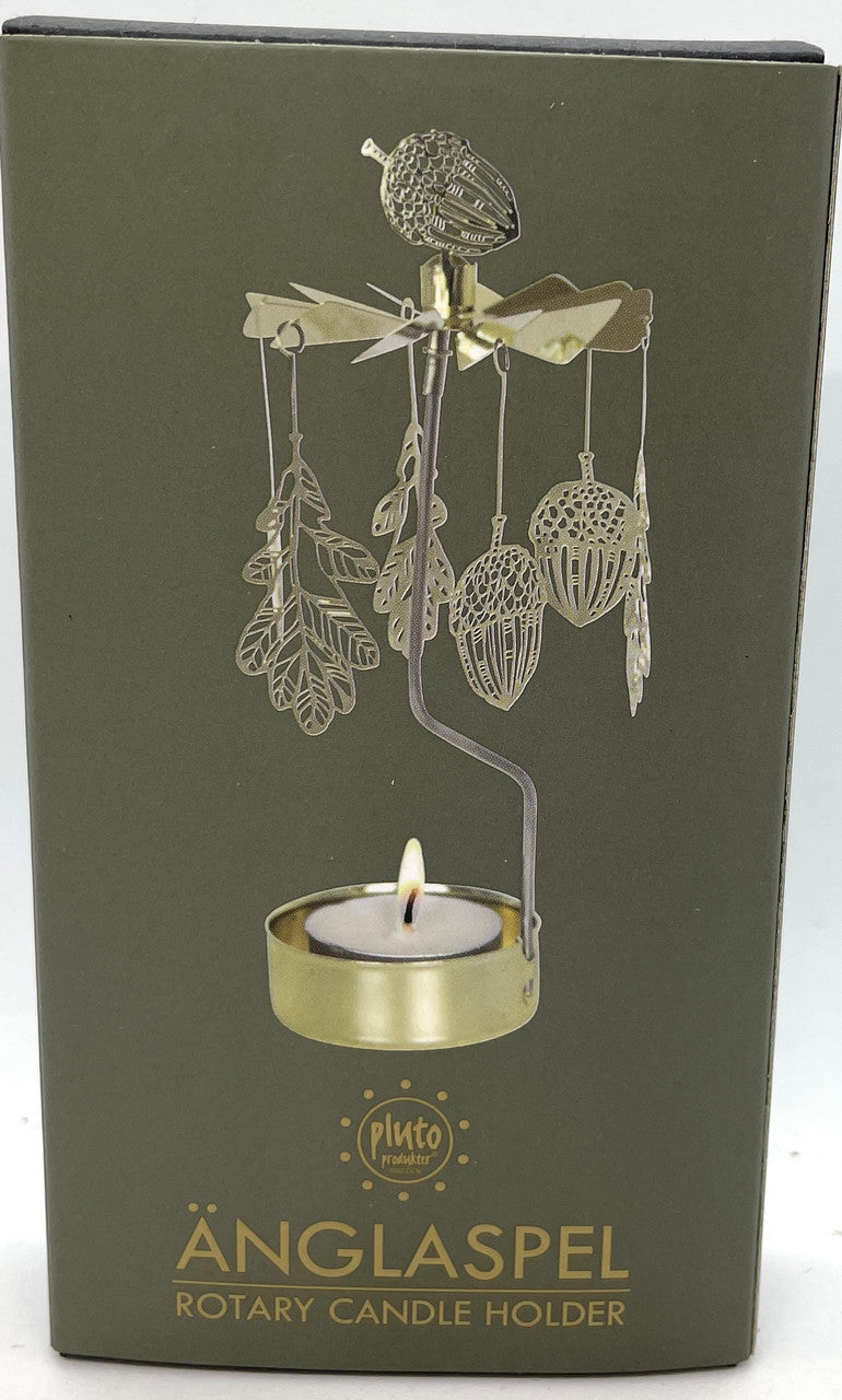 Änglaspel Acorn rotary candle holder