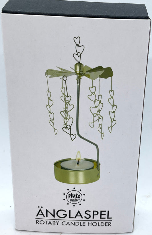 Row of Hearts Rotary Candle Holder. Oh so much fun!