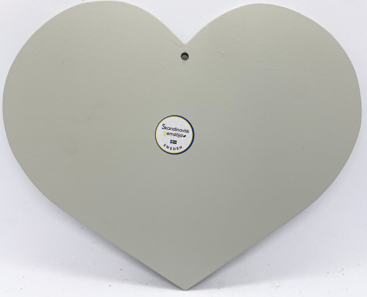 Hand painted in Sweden. Danish Flag Sign Reverse side