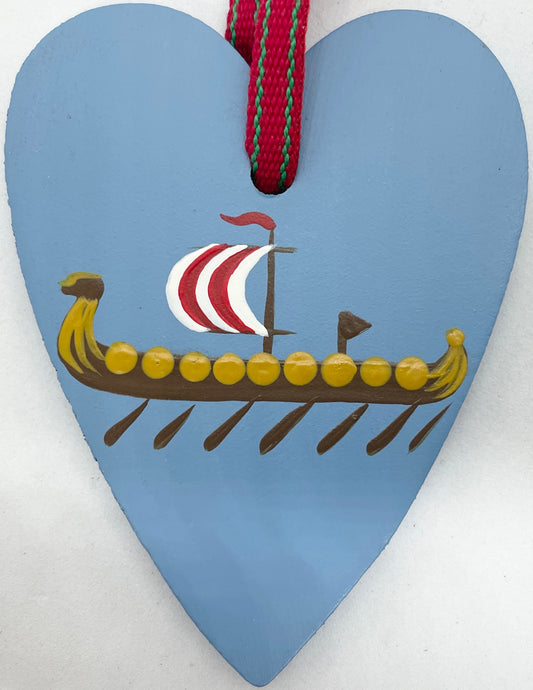 Viking Wood Heart Ornament
Handmade in Sweden