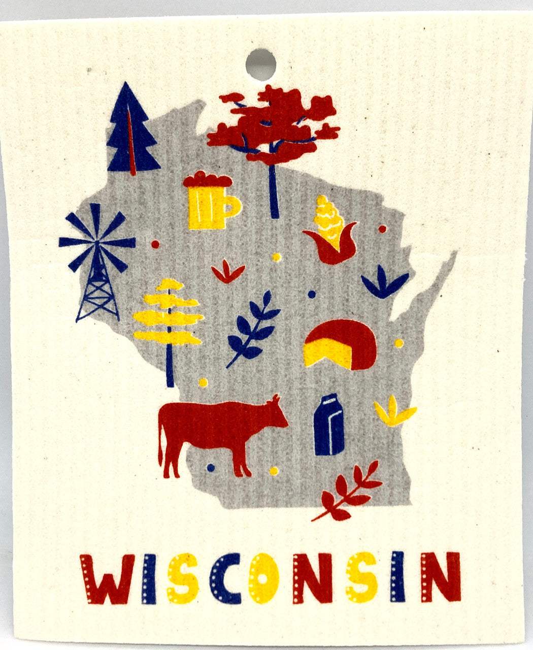 Wisconsin State Swedish Dishcloth